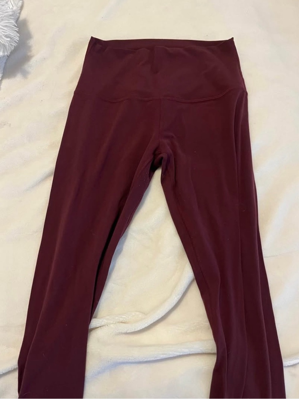 Lululemon High-Rise Burgundy Leggings